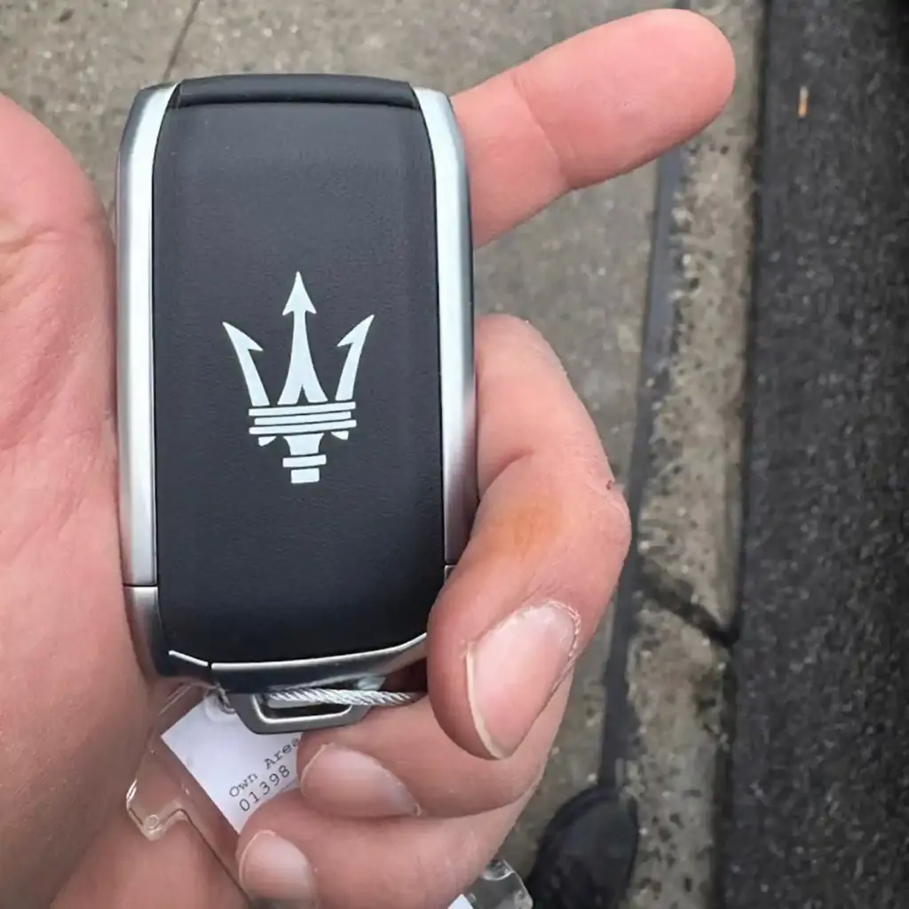 מפתח חלופי חדש שעשינו לרכב מזראטי